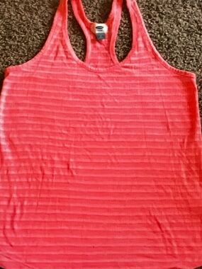 Women’s Coral Pink Racerback Tank Top